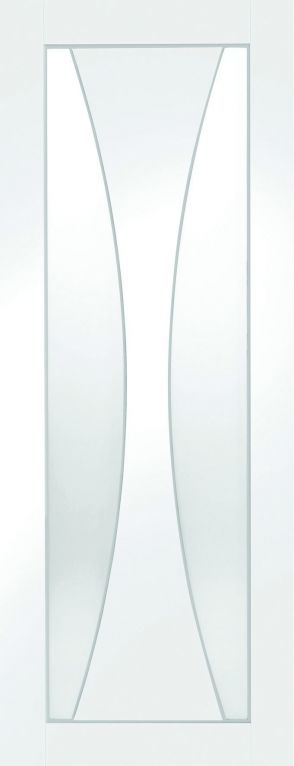 XL Joinery Verona White Glazed Internal Door - 762 x 1981 x 35mm